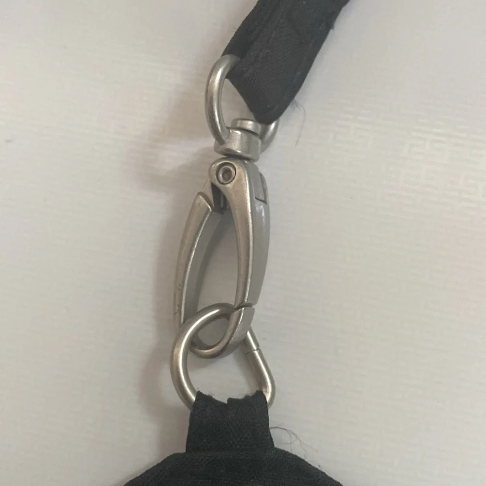 Baggallini Black  Lanyard - nylon material